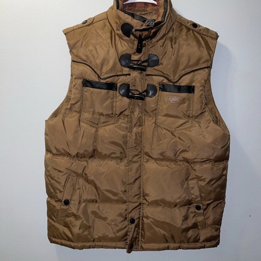 Coogi Australia puffer down insulated vest jacket
